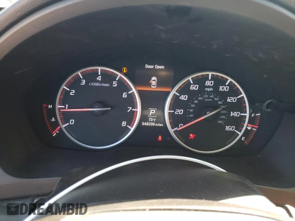 2020 Acura ILX Premium with VIN 19UDE2F89LA011445, listed as a Copart auction lot 53703065 with 48,200 mi miles and Salvage title. Bid and sale history available at DreamBid. Image 9.