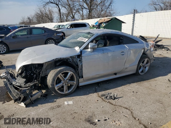 2014 Audi TT 2.0T with VIN TRUBFAFK2E1005455, listed as a Copart auction lot 48588615 with 0 mi miles and Salvage Title. Bid and sale history available at carsss.com. Image 1.