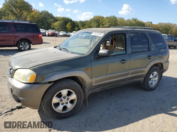 2002 Mazda Tribute LX with VIN 4F2YU09122KM62196, listed as a Copart auction lot 77327034 with 256,385 mi miles and Salvage Title. Bid and sale history available at carsss.com. Image 1.