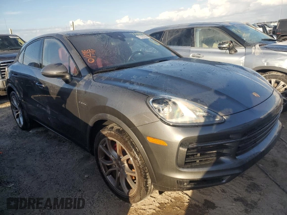 2021 Porsche Cayenne E-Hybrid Hybrid with VIN WP1BE2AY9MDA44196, listed as a Copart auction lot 77490784 with Not provided miles and Non repairable. Bid and sale history available at DreamBid. Image 4.