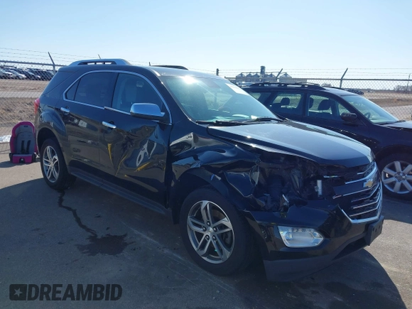 2016 Chevrolet Equinox LTZ with VIN 2GNFLGEK9G6212747, listed as a IAAI auction lot 41956633 with 114,058 mi miles and . Bid and sale history available at DreamBid. Image 1.