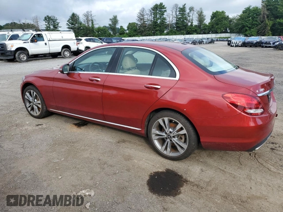 2018 Mercedes-Benz C 300 with VIN 55SWF4KB2JU270301, listed as a Copart auction lot 63283665 with 71,321 mi miles and Salvage title. Bid and sale history available at DreamBid. Image 2.