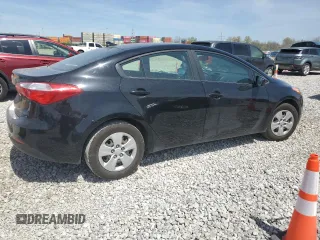 2016 Kia Forte LX with VIN KNAFK4A67G5574488, listed as a Copart auction lot 53993965 with 0 mi miles and Salvage Title. Bid and sale history available at carsss.com. Image 3.