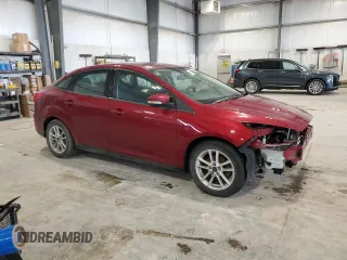 2017 Ford Focus SE with VIN 1FADP3F26HL219505, listed as a Copart auction lot 51641645 with 70,543 mi miles and Salvage Title. Bid and sale history available at carsss.com. Image 4.