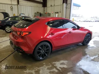 2023 Mazda 3 2.5 Turbo with VIN JM1BPBJY8P1607093, listed as a Copart auction lot 53950255 with 40,446 mi miles and Salvage title. Bid and sale history available at DreamBid. Image 3.
