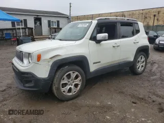 2016 Jeep Renegade Limited with VIN ZACCJBDT4GPC75207, listed as a Copart auction lot 57262285 with 119,336 mi miles and Clean title. Bid and sale history available at DreamBid. Image 1.