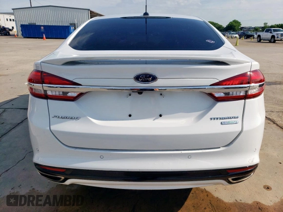 2017 Ford Fusion Titanium с VIN 3FA6P0K99HR118082, выставлен на аукционе Copart как лот 55459615 с пробегом 89 148 миль миль и Чистый • Clean title. История ставок и продаж доступна на DreamBid. Изображение 6.