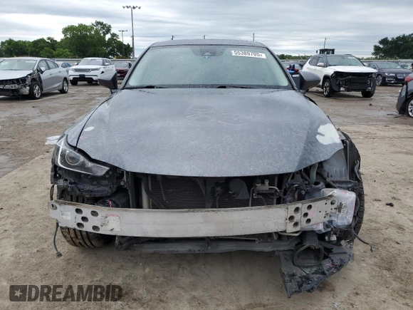 2017 Lexus IS 200t with VIN JTHBA1D24H5050310, listed as a Copart auction lot 55389705 with 79,269 mi miles and Salvage title. Bid and sale history available at DreamBid. Image 5.