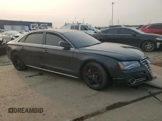 2012 Audi A8 с VIN WAURVAFD2CN017296, выставлен на аукционе Copart как лот 58752005 с пробегом Не указан миль и Чистый • Clean title. История ставок и продаж доступна на DreamBid. Изображение 4.