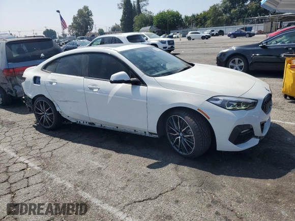 2021 BMW 2 Series 228i with VIN WBA53AK06M7H35952, listed as a Copart auction lot 63047585 with 15,701 mi miles and Salvage title. Bid and sale history available at DreamBid. Image 4.