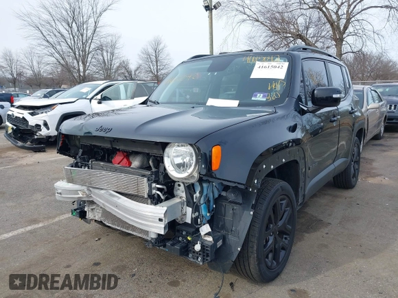 2018 Jeep Renegade Latitude with VIN ZACCJBBB1JPJ07734, listed as a IAAI auction lot 41615042 with 60,675 mi miles and . Bid and sale history available at carsss.com. Image 17.
