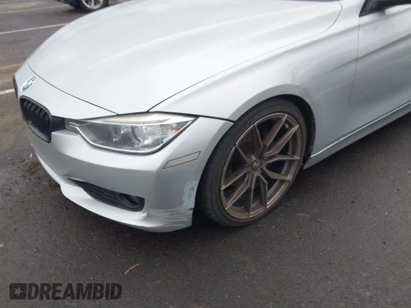 2014 BMW 3 Series 328i with VIN WBA3C1C58EK105766, listed as a IAAI auction lot 41692037 with 156,038 mi miles. Bid and sale history available at carsss.com. Image 6.