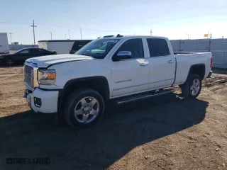 2015 GMC Sierra 2500HD Denali with VIN 1GT120EG1FF191664, listed as a Copart auction lot 80010794 with 169,060 mi miles and Salvage Title. Bid and sale history available at carsss.com. Image 1.