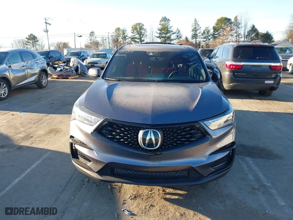 2021 Acura RDX w/A-Spec Package with VIN 5J8TC1H69ML015203, listed as a IAAI auction lot 41370213 with 38,911 mi miles. Bid and sale history available at carsss.com. Image 12.