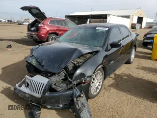 2008 Mercury Milan Premier with VIN 3MEHM08Z38R661431, listed as a Copart auction lot 82615994 with 0 mi miles and Salvage Title. Bid and sale history available at carsss.com. Image 1.