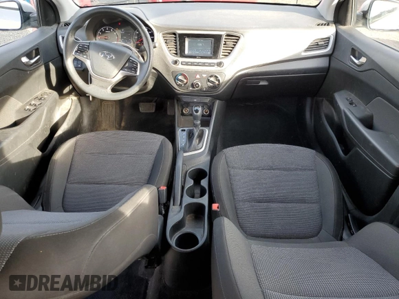 2019 Hyundai Accent SE with VIN 3KPC24A32KE077681, listed as a Copart auction lot 80588843 with 74,222 mi miles. Bid and sale history available at carsss.com. Image 8.