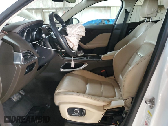 2020 Jaguar F-Pace 30t Prestige with VIN SADCK2GX9LA634562, listed as a Copart auction lot 47375675 with 123,586 mi miles and Salvage Title. Bid and sale history available at DreamBid. Image 7.