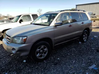 2007 Toyota Highlander with VIN JTEGD21A670168026, listed as a Copart auction lot 42421105 with 0 mi miles and Salvage Title. Bid and sale history available at carsss.com. Image 1.