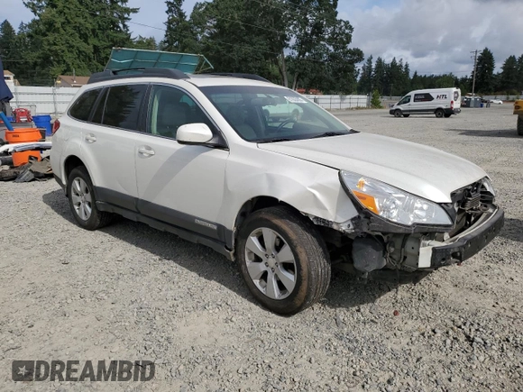 2010 Subaru Outback Premium All-Weather Anniversary with VIN 4S4BRBGC5A3329380, listed as a Copart auction lot 61835935 with 184,065 mi miles and Salvage title. Bid and sale history available at DreamBid. Image 4.