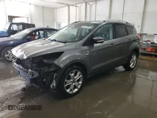 2014 Ford Escape Titanium with VIN 1FMCU9J99EUD05477, listed as a Copart auction lot 52231395 with 122,251 mi miles and Salvage Title. Bid and sale history available at carsss.com. Image 1.
