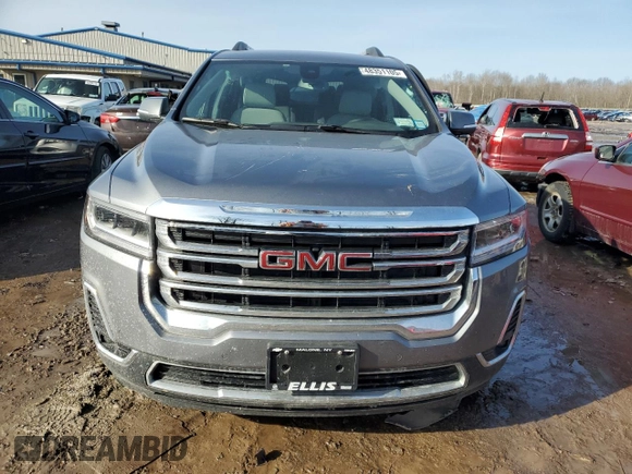 2022 GMC Acadia SLT with VIN 1GKKNUL48NZ145049, listed as a Copart auction lot 48351105 with 28,848 mi miles and Salvage title. Bid and sale history available at DreamBid. Image 5.