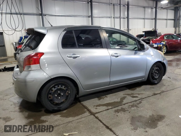 2009 Toyota Yaris with VIN JTDKT903X95231860, listed as a Copart auction lot 51908185 with 135,701 mi miles and Salvage Title. Bid and sale history available at carsss.com. Image 3.