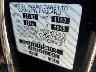 2004 Jaguar XJ with VIN SAJEA74C14SG01576, listed as a Copart auction lot 46955735 with 99,322 mi miles and Clean Title. Bid and sale history available at DreamBid. Image 12.