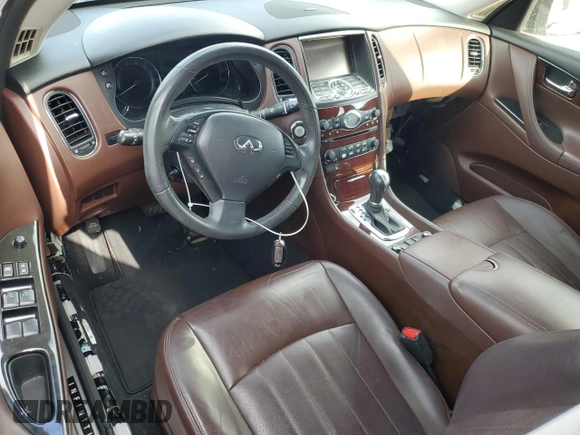 2017 Infiniti QX50 with VIN JN1BJ0RP7HM386591, listed as a Copart auction lot 77213804 with 0 mi miles and Salvage Title. Bid and sale history available at carsss.com. Image 8.