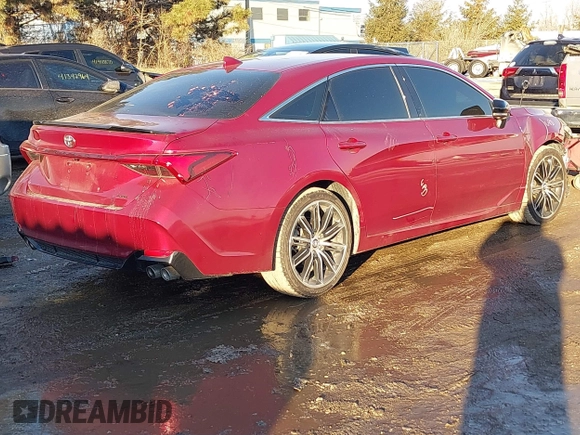 2019 Toyota Avalon XLE with VIN 4T1BZ1FB8KU023417, listed as a IAAI auction lot 41410801 with 43,089 mi miles. Bid and sale history available at carsss.com. Image 4.