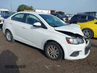 2017 Chevrolet Sonic LT with VIN 1G1JD5SB5H4137193, listed as a IAAI auction lot 42428562 with 52,556 mi miles and . Bid and sale history available at DreamBid. Image 1.