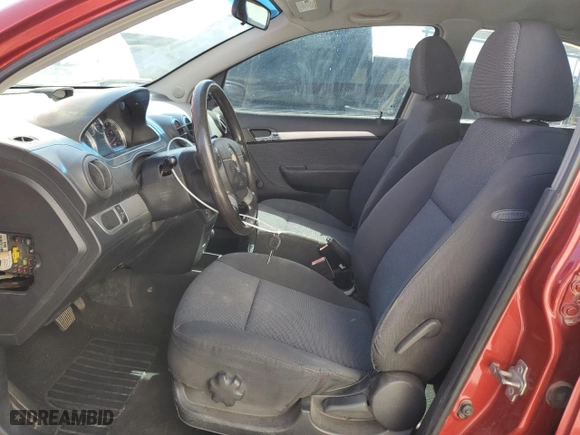 2010 Chevrolet Aveo LT w/1LT with VIN KL1TD5DE1AB127986, listed as a Copart auction lot 47386575 with NaN miles and Clean Title. Bid and sale history available at carsss.com. Image 7.