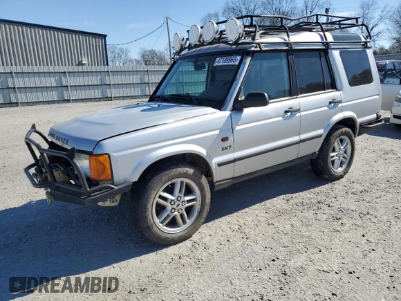 2002 Land Rover Discovery with VIN SALTW12412A748747, listed as a Copart auction lot 47189965 with 130,237 mi miles and Salvage Title. Bid and sale history available at DreamBid. Image 1.
