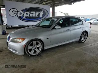 2006 BMW 3 Series 330i with VIN WBAVB33576PS15378, listed as a Copart auction lot 53889675 with 97,738 mi miles and Salvage Title. Bid and sale history available at carsss.com. Image 1.