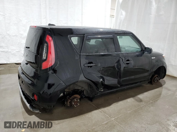 2017 Kia Soul + with VIN KNDJP3A55H7410808, listed as a Copart auction lot 87384054 with 93,790 mi miles and Non Repairable. Bid and sale history available at DreamBid. Image 3.