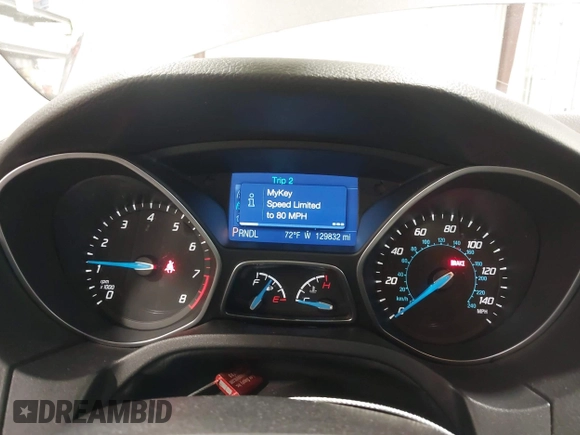 2013 Ford Focus SE with VIN 1FADP3F26DL359581, listed as a IAAI auction lot 42129909 with 129,832 mi miles. Bid and sale history available at carsss.com. Image 7.