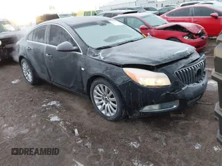 2011 Buick Regal CXL Turbo TO2 with VIN W04GW5EV2B1123224, listed as a IAAI auction lot 41449156 with 129,555 mi miles. Bid and sale history available at carsss.com. Image 1.