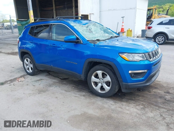 2018 Jeep Compass Altitude z VIN 3C4NJDBB0JT142314, wystawiony jako IAAI lot #42208895 z przebiegiem 119 459 mil mil oraz . Historia ofert i sprzedaży dostępna na DreamBid. Obrazek 1.