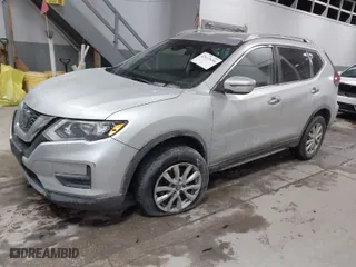 2019 Nissan Rogue SV with VIN 5N1AT2MV1KC798213, listed as a IAAI auction lot 41617636 with 60,305 mi miles. Bid and sale history available at carsss.com. Image 2.