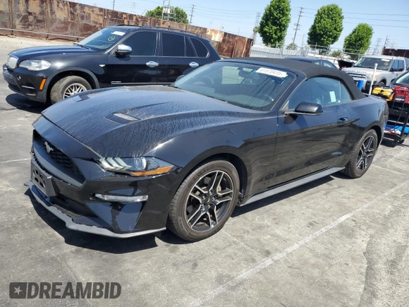 2018 Ford Mustang EcoBoost Premium with VIN 1FATP8UH2J5133487, listed as a Copart auction lot 61570415 with 106,269 mi miles and Salvage title. Bid and sale history available at DreamBid. Image 1.