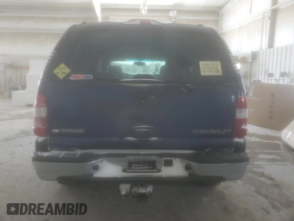 2003 Chevrolet Tahoe LT with VIN 1GNEC13Z43J143276, listed as a Copart auction lot 45275335 with 0 mi miles and Salvage Title. Bid and sale history available at carsss.com. Image 6.