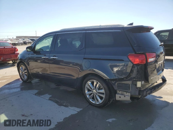 2016 Kia Sedona SX-L with VIN KNDME5C13G6176231, listed as a Copart auction lot 73390174 with Not Provided miles and Salvage Title. Bid and sale history available at carsss.com. Image 2.