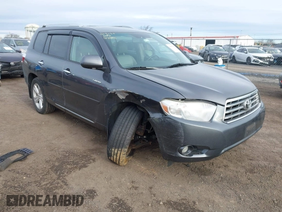 2010 Toyota Highlander Limited with VIN 5TDDK3EH8AS014092, listed as a IAAI auction lot 41498965 with 228,770 mi miles and . Bid and sale history available at DreamBid. Image 1.