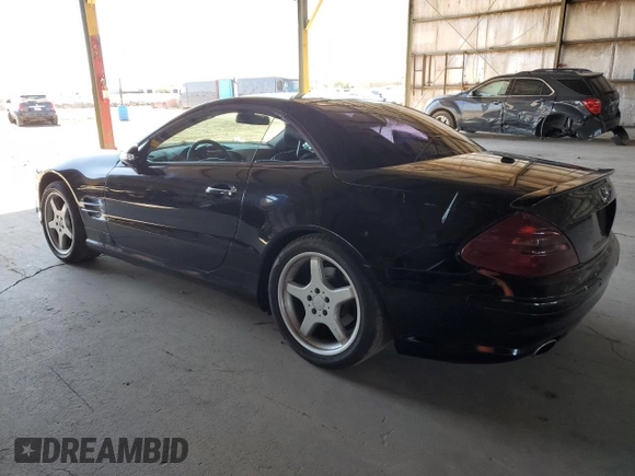 2003 Mercedes-Benz SL 500 with VIN WDBSK75F93F016612, listed as a Copart auction lot 57629005 with 52,791 mi miles and Clean title. Bid and sale history available at DreamBid. Image 2.