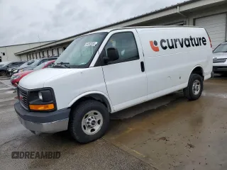 2008 GMC Savana z VIN 1GTHG35KX81190471, wystawiony jako Copart lot #54892534 z przebiegiem 62 998 mil mil oraz Czysty tytuł • Clean title. Historia ofert i sprzedaży dostępna na DreamBid. Obrazek 1.