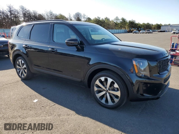 2021 Kia Telluride SX with VIN 5XYP5DHC8MG102300, listed as a Copart auction lot 54576895 with 63,144 mi miles and Salvage Title. Bid and sale history available at carsss.com. Image 4.