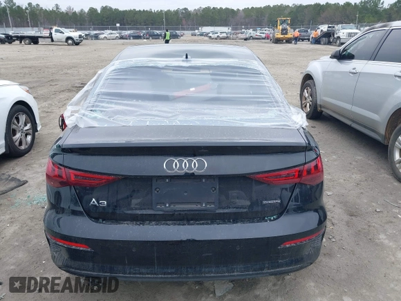 2022 Audi A3 Premium Plus with VIN WAUHUDGYXNA059940, listed as a IAAI auction lot 41553314 with 49,617 mi miles. Bid and sale history available at carsss.com. Image 16.