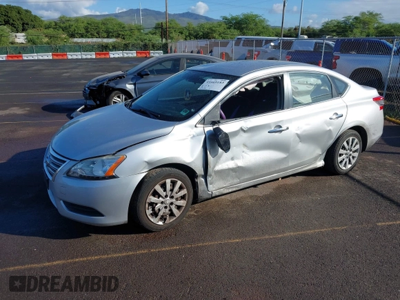 2015 Nissan Sentra SR with VIN 3N1AB7AP7FY254213, listed as a IAAI auction lot 41669183 with 103,545 mi miles and . Bid and sale history available at DreamBid. Image 2.