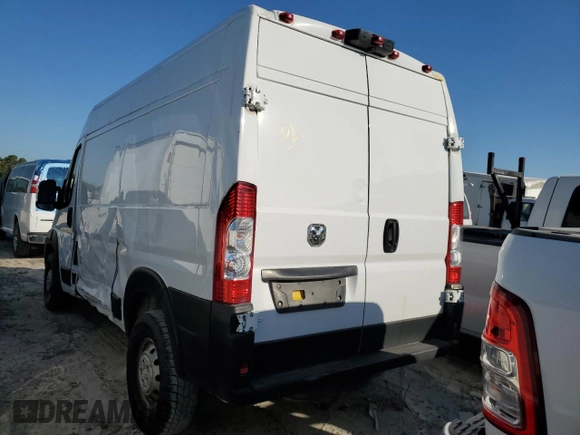 2023 Ram ProMaster Cargo with VIN 3C6LRVBG7PE557894, listed as a Copart auction lot 73661314 with 37,663 mi miles and Salvage Title. Bid and sale history available at carsss.com. Image 2.