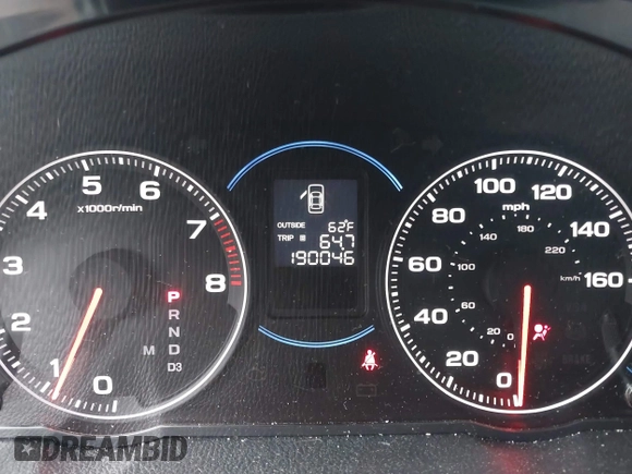 2004 Acura TSX w/Navigation with VIN JH4CL96954C026658, listed as a IAAI auction lot 41726838 with 190,046 mi miles. Bid and sale history available at carsss.com. Image 7.