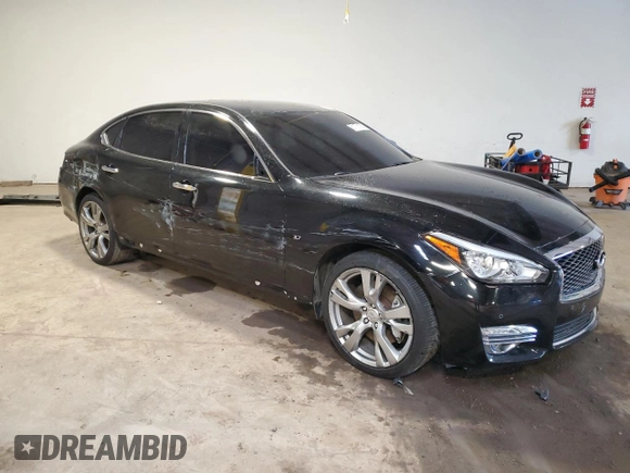 2018 Infiniti Q70 Luxe с VIN JN1BY1PR1JM370429, выставлен на аукционе Copart как лот 61178185 с пробегом 48 972 миль миль и Списание • Salvage title. История ставок и продаж доступна на DreamBid. Изображение 4.
